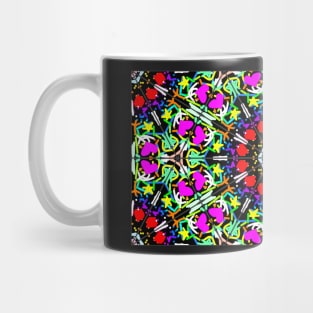 kaleido chaos flashy pattern Mug